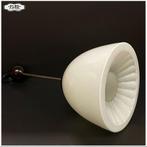 Vintage Pendellamp Hanglamp Kloosterlamp Schoollamp, Huis en Inrichting, Lampen | Hanglampen, Ophalen, Gebruikt, Glas, Nb