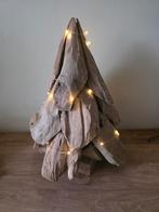 Teak houten kerstboom met verlichting, Ophalen of Verzenden, Nieuw, Minder dan 50 cm