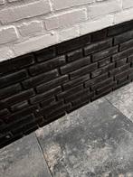 Zwarte metselstenen ca 320 stuks, Tuin en Terras, Tegels en Klinkers, Ophalen, Gebruikt, Klinkers, Minder dan 5 m²