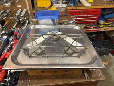 Gasstel 3 pits, Watersport en Boten, Bootonderdelen, Gebruikt