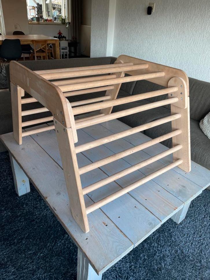 Lidl Klimrek - Gebruikt, maar stevig!, Kinderen en Baby's, Speelgoed | Houten speelgoed, Gebruikt, Ophalen