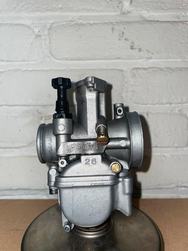 Polini 26mm pwk cabrateur (helemaal compleet) evt + gaskabel, Fietsen en Brommers, Brommeronderdelen | Algemeen, Zo goed als nieuw