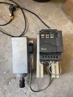Delta VFD + 3-fase Motor voor CNC freesmachine, Doe-het-zelf en Verbouw, Gereedschap | Freesmachines, Ophalen of Verzenden, Gebruikt
