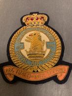 Oud kroon embleem 110 SQN RAF, Embleem of Badge, Luchtmacht, Engeland, Verzenden