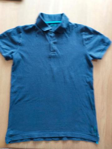 Donkerblauwe polo 