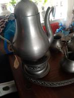 Tinnen Koffie- of Theeservies, Antiek en Kunst, Antiek | Tin, Ophalen of Verzenden