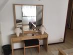 Leuke kaptafel met bankje 122 x37 cm, Huis en Inrichting, Tafels | Kaptafels, Ophalen, Zo goed als nieuw, Hout, Minder dan 100 cm
