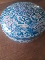 Porseleinen schaal met deksel, Ø28cm, Antiek en Kunst, Antiek | Keramiek en Aardewerk, Ophalen of Verzenden
