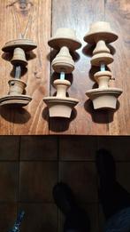 Houten deurkrukken, Doe-het-zelf en Verbouw, Hang- en Sluitwerk, Ophalen of Verzenden, Nieuw, Rvs, Klink of Kruk