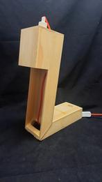 3 originele wijnfles kist lamp nieuwstaat,lees beschrijving, Huis en Inrichting, Ophalen of Verzenden, Zo goed als nieuw, Hout