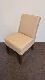 Set van 6 eetkamerstoelen beige, Ophalen, Zo goed als nieuw
