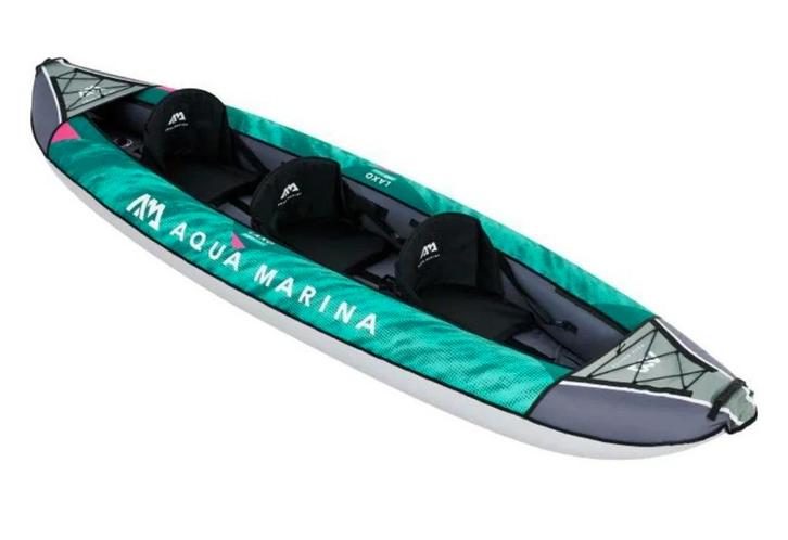 Kano opblaasbaar Aqua marina laxo 380 2-3 personen, Watersport en Boten, Kano's, Zo goed als nieuw, Overige typen, Twee personen
