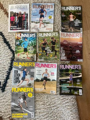 10x Runner's World - Hardloop Tijdschriften beschikbaar voor biedingen
