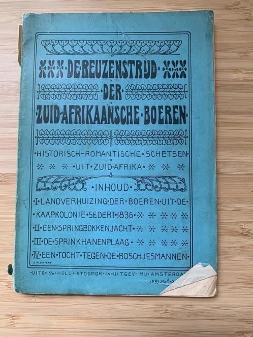De reuzenstrijd der Zuid-Afrikaansche boeren 1899, Antiek en Kunst, Antiek | Boeken en Bijbels, Ophalen of Verzenden