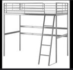 Ikea svarta hoogslaper 90x200, Ophalen, Eenpersoons, Zo goed als nieuw, 90 cm