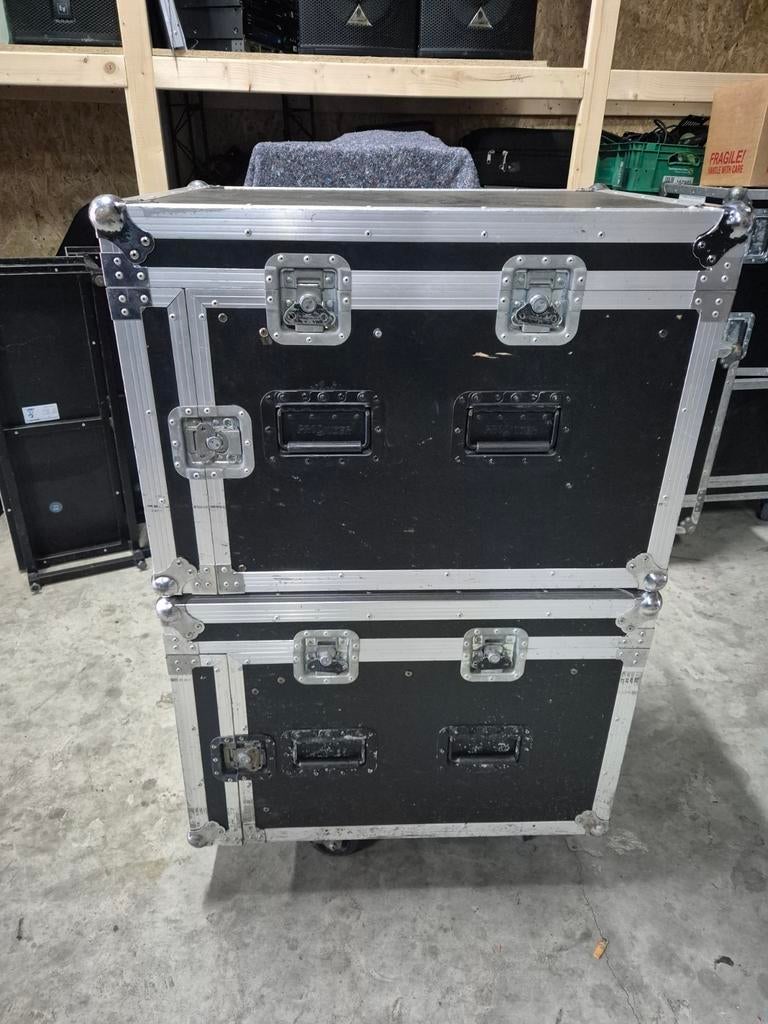 Prodjuser Dubbele Flightcase - 1.20m Hoog, Ophalen