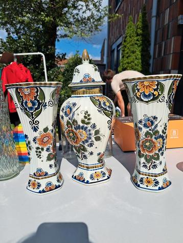 Kast stel Delft polychroom Holland handwerk beschikbaar voor biedingen