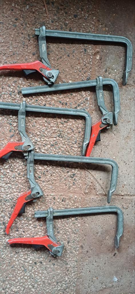 Bessey Snelspan Tangen - Set van 5, Doe-het-zelf en Verbouw, Gereedschap | Handgereedschap, Gebruikt, Ophalen of Verzenden