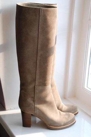 jil sander suede knee high boots laarzen | 37-37,5 beschikbaar voor biedingen