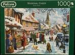Falcon Seasonal Cheer legpuzzel 1000 stukjes, Ophalen, 500 t/m 1500 stukjes, Zo goed als nieuw, Legpuzzel