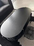 Salontafel zwart, Ophalen, 100 tot 150 cm, 50 tot 100 cm, Zo goed als nieuw
