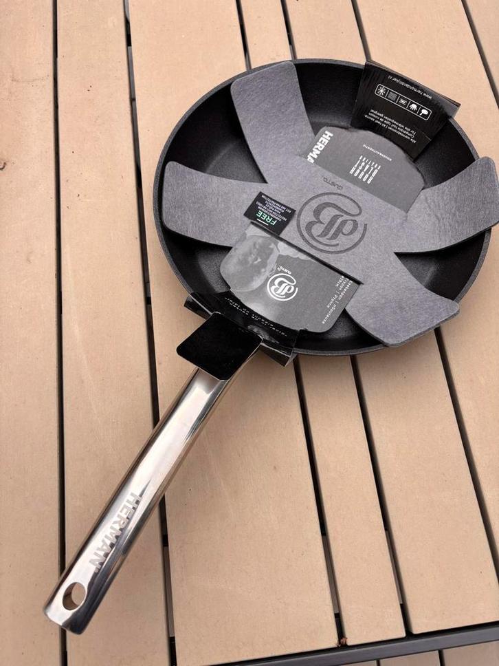Herman Blijker Koekenpan - Nieuw!, Huis en Inrichting, Keuken | Potten en Pannen, Nieuw, Koekenpan of Braadpan, Aluminium, Inductieplaat