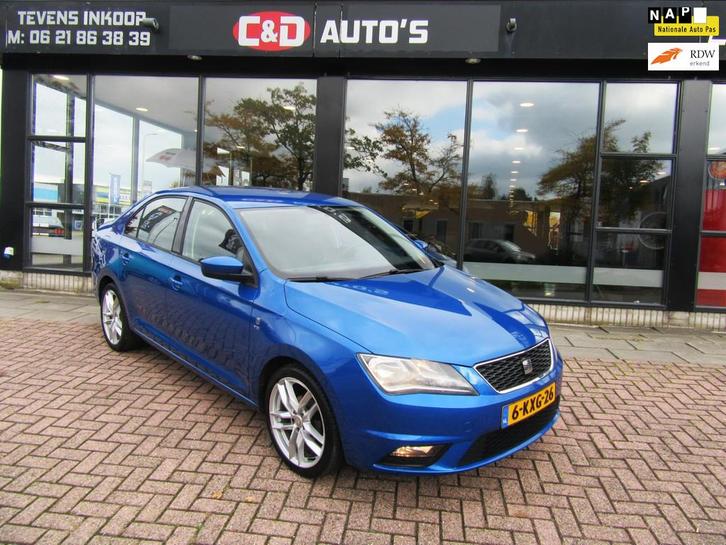 Seat Toledo 1.2 TSI 2013 NAVI AIRCO ORIG NL RS BLAU IZGST, Auto's, Seat, Bedrijf, Te koop, Toledo, ABS, Airbags, Airconditioning