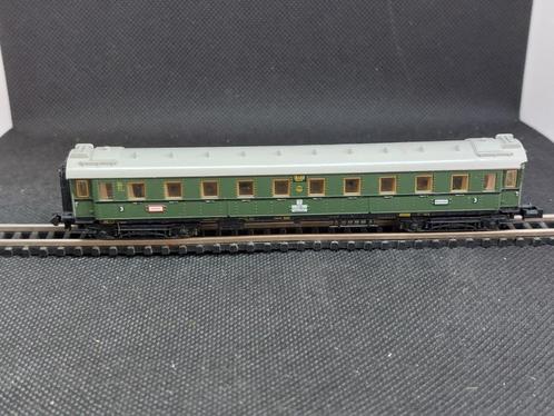 Minitrix 1026 - DRG D-zug wagen 3eKl. C4ü-28 (13766), Hobby en Vrije tijd, Modeltreinen | N-Spoor, Gebruikt, Wagon, Gelijkstroom
