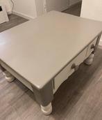 Mooie grijze salontafel met lades, Ophalen, Gebruikt, 100 tot 150 cm, 50 tot 100 cm