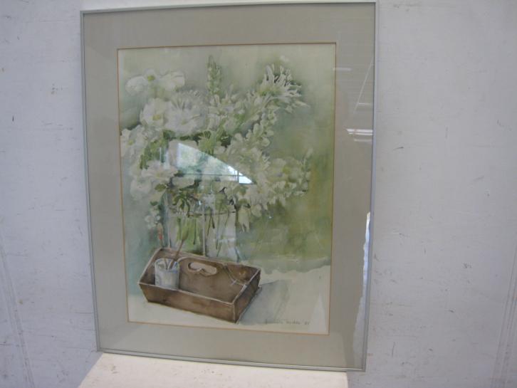 Aquarel van Hanneke Kodde, 60x75, Antiek en Kunst, Kunst | Schilderijen | Abstract