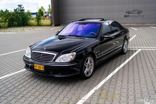 Mercedes-Benz S-klasse AMG 55 Lang UNIEK LAGE KM STAND!, Auto's, Mercedes-Benz, Bedrijf, Te koop, S-Klasse, ABS, Airbags, Airconditioning