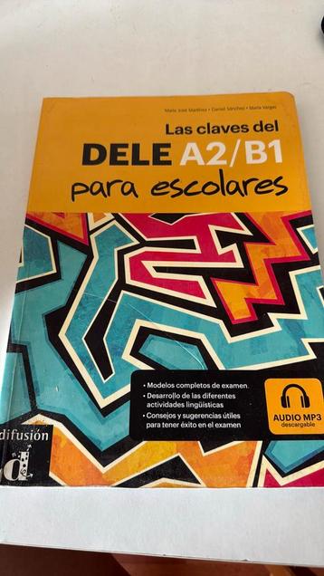 Spaans boek- Las claves del DELE A2/B1 beschikbaar voor biedingen