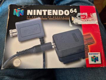 Nintendo 64 RF switch/RF modulator. beschikbaar voor biedingen