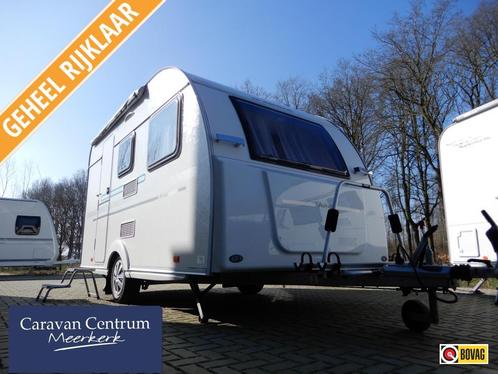 Adria Aviva 360 DD + Luifel, Caravans en Kamperen, Caravans, Bedrijf, tot en met 3, 750 - 1000 kg, Kleine zit, Adria, Dwarsbed