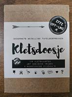 Kletsdoosje met kletskaarten, Hobby en Vrije tijd, Gezelschapsspellen | Kaartspellen, Ophalen of Verzenden