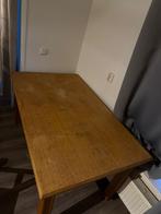Houten eettafel, Ophalen, Gebruikt, Rechthoekig, 50 tot 100 cm