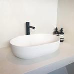 Waskom Oblong wit solid surface, Huis en Inrichting, Badkamer | Badkamermeubels, Gebruikt, Minder dan 100 cm, Wasbak of Wastafel