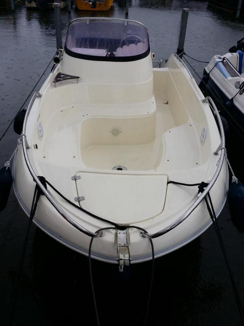 Prins 480 open, Watersport en Boten, Speedboten, Gebruikt, 3 tot 6 meter, Benzine, Minder dan 70 pk, Polyester, Buitenboordmotor