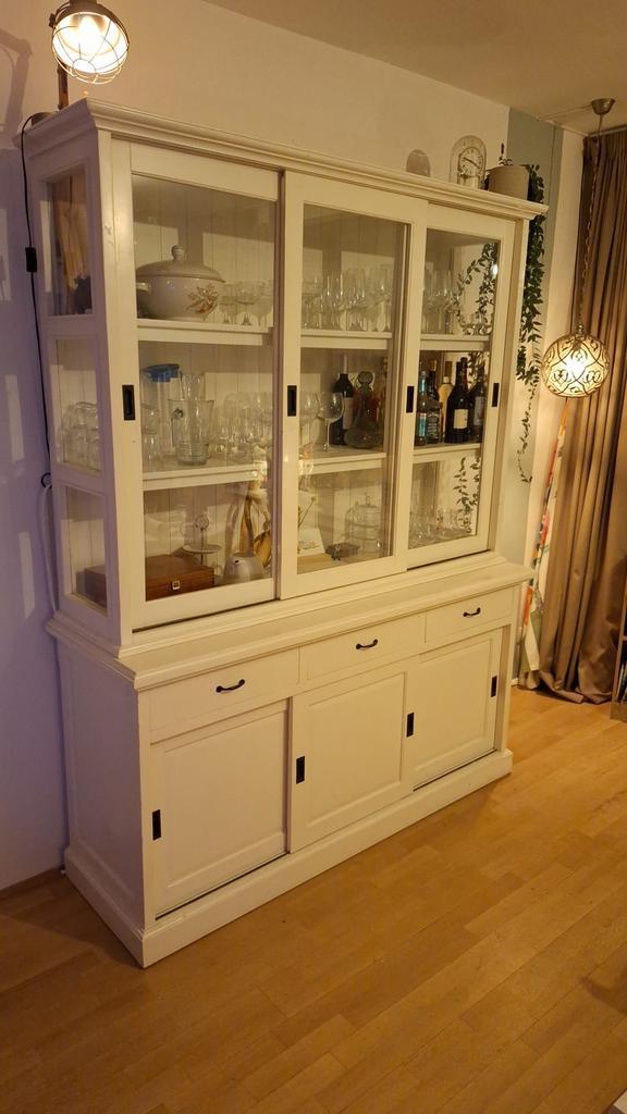 Buffetkast (vitrinekast) MOET SNEL WEG, Huis en Inrichting, Kasten | Buffetkasten, Gebruikt, 200 cm of meer, 150 tot 200 cm, 50 tot 75 cm