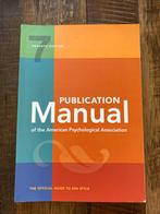 Publication Manual of the American Psychological Association, Ophalen of Verzenden, Zo goed als nieuw, WO