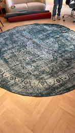 Tapijt, Ophalen, Gebruikt, Blauw, Rond