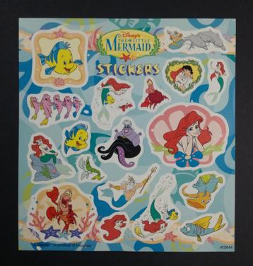 Disney ARIEL Little Mermaid / Kleine Zeemeermin STICKERS beschikbaar voor biedingen