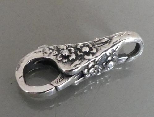Trollbeads VERGEET-ME-NIET SLOT, Sieraden, Tassen en Uiterlijk, Bedels, Gebruikt, Trollbeads, Zilver, 1 bedel, Verzenden