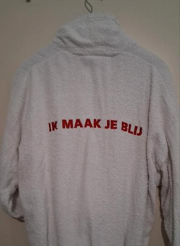 badjas "ik maak je blij" mt L  beschikbaar voor biedingen
