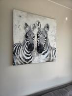 3d zebra schilderij 80 x 80, Ophalen, 75 tot 100 cm, Schilderij, 75 cm of meer