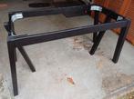 Moderne tafelpoten / onderstel - lopend model - zwart hout, 50 tot 100 cm, Tafelpoot, 100 tot 150 cm, Rechthoekig