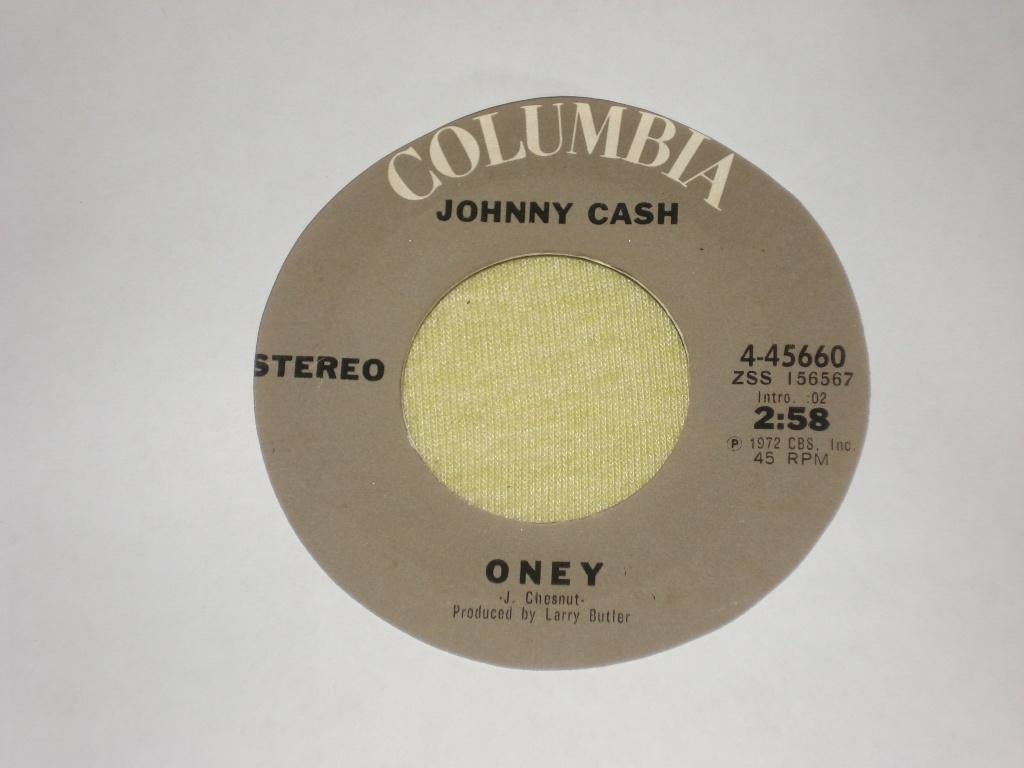 Johnny Cash   Oney    Usa    Orgineel, Ophalen of Verzenden, Zo goed als nieuw, Country en Western