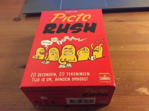 Picto Rush. kaart / teken spel. als nieuw, Hobby en Vrije tijd, Gezelschapsspellen | Kaartspellen, Zo goed als nieuw, Een of twee spelers