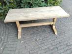Mooi stevig houten tuinbankje/tafeltje  100x41x42  cm, Ophalen of Verzenden, Zo goed als nieuw, Hout