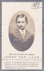 Jozef van LAAK  1920-1930, Verzenden, Bidprentje